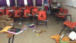 Saquean escuela NISSAN 64 en Culiacán