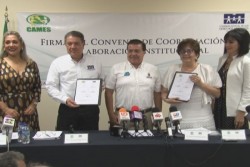 Firman convenio CAMES y CEDH