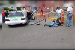 Suspenden a taxistas que protagonizaron riña con turista en Mazatlán