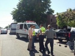 Aparatoso choque en el Centro de Obregón
