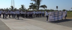 Marchan por los valores.