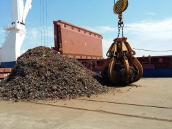 Llegan más de 12 mil toneladas de chatarra a Mazatlán para convertirla en varilla
