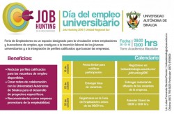 Mazatlán sede del "Job Hunting, día del empleo Universitario 2016"