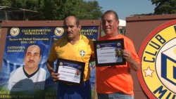 Se inauguró la quinta temporada de la liga de futbol diamante del club deportivo muralla.