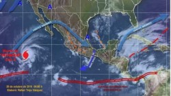 Canal de baja presión provocará lluvias en gran parte de México