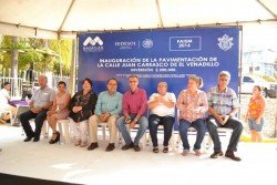 Alcalde inaugura obras por el orden de los 7 MDP en la zona rural.