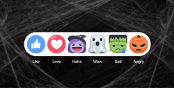 Facebook cambiará sus reacciones para Halloween