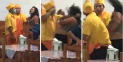 VIDEO: Taqueros golpean a una mujer en Querétaro