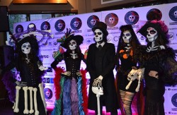Día de Muertos en el parque