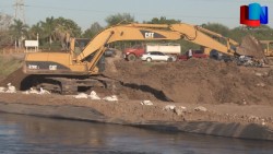 Por concluir obra del sifón en el canal bajo