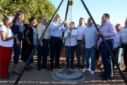 Entregan obra de alcantarillado sanitario