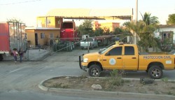 Mecánico fue embestido por trailer