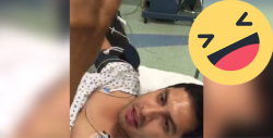 VIDEO: Julión Álvarez se graba anestesiado