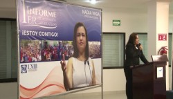 La diputada Nadia Vega rinde su informe de actividades