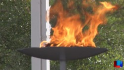 CBTA 197 incineró Bandera Nacional