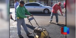 Sin parar las jornadas de bacheo en Cajeme