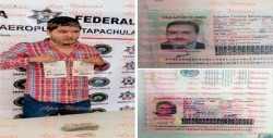 Detienen a hombre con pasaporte falso y tenía foto de Duarte