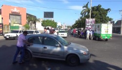 4 lesionados deja  choque