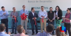 Firma alcalde Faustino Félix Chávez convenio con  NAFIN
