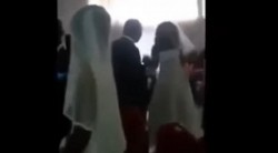 VIDEO: Mujer interrumpe boda de su amante con vestido de novia