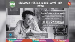 Analizarán obra de Roberto Bolaño
