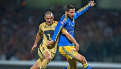 Pumas y Tigres empatan a dos goles en la "ida"