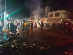 Desalojan con uso de la fuerza pública a comerciantes del centro de Los Mochis