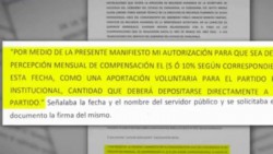 Gobierno de César Duarte hacía descuentos irregulares a trabajadores para financiar al PRI