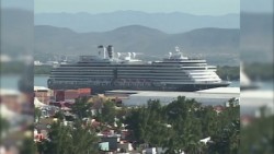Llega crucero y se deja ver poca presencia policiaca