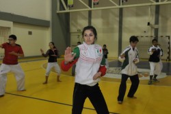 Itzel Manjarrez al Grand Prix de Azerbaiyán en Taekwondo