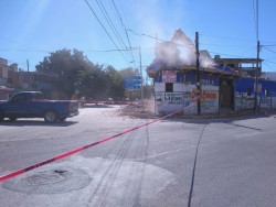 Demolición de edificio antiguo