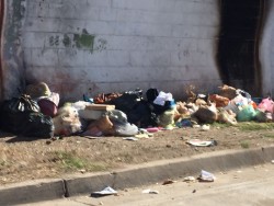 Siguen los problemas de recolección de basura