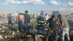 Confirma Manzur 33 muertos en Tultepec; de los heridos, hay cinco graves