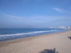 Neblina cubre la bahía de Mazatlán