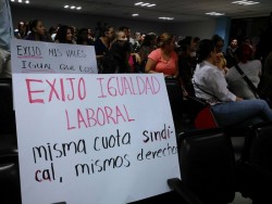 Sindicalizados del Hopsital General de Mazatlán rechazan vales de despensa