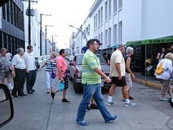 Cierran principales calles del centro de la ciudad