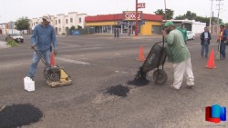 Continúa bacheo intensivo en Cajeme