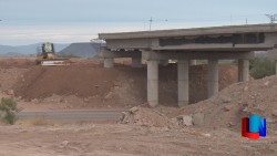 Sigue la construcción de los puentes en Libramiento Obregón