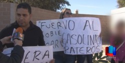 Familias y clase trabajadora expresa su hartazgo en la toma de la caseta