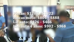 Aumenta el costo de licencias, placas y calcomanías