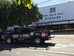 Amenaza de  bomba en el PRI Sinaloa