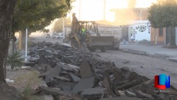 Levantan el asfalto en la calle CTM