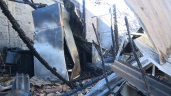 Se incendia una casa en los laureles