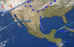 Frente frío número 22 ingresará sobre el noroeste de México