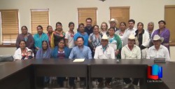 Recibe Alcalde a nuevas autoridades Yaquis