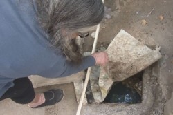 Problema de drenaje en vivienda