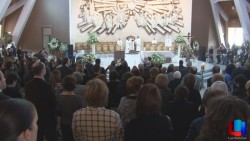 Celebraron misa por descanso de Adalberto Rosas López.