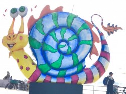 Once esculturas gigantes engalanan el Carnaval 2017
