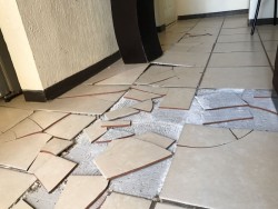 De la nada...se eleva el piso de una casa