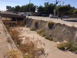 Empiezan a llenar de basura al arroyo de Santa Fe